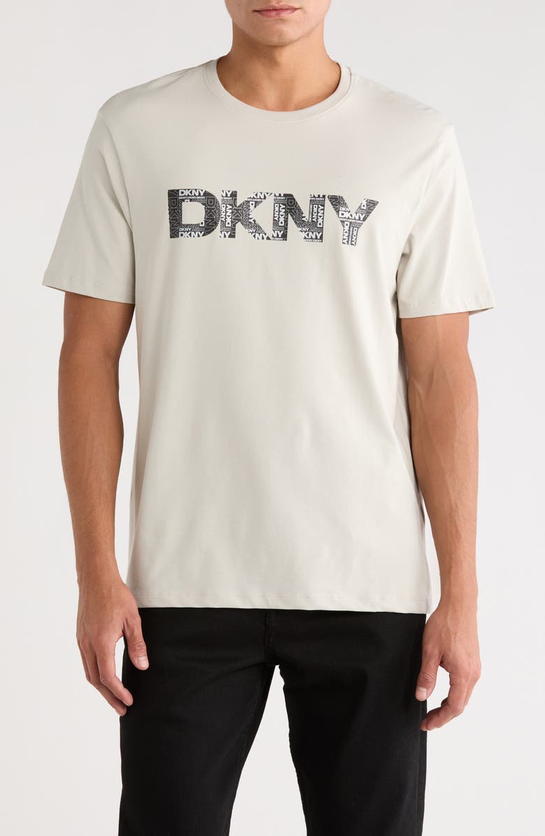 DKNY SPORTSWEAR Logo Graphic T-Shirt, Main, color, Rock Salt