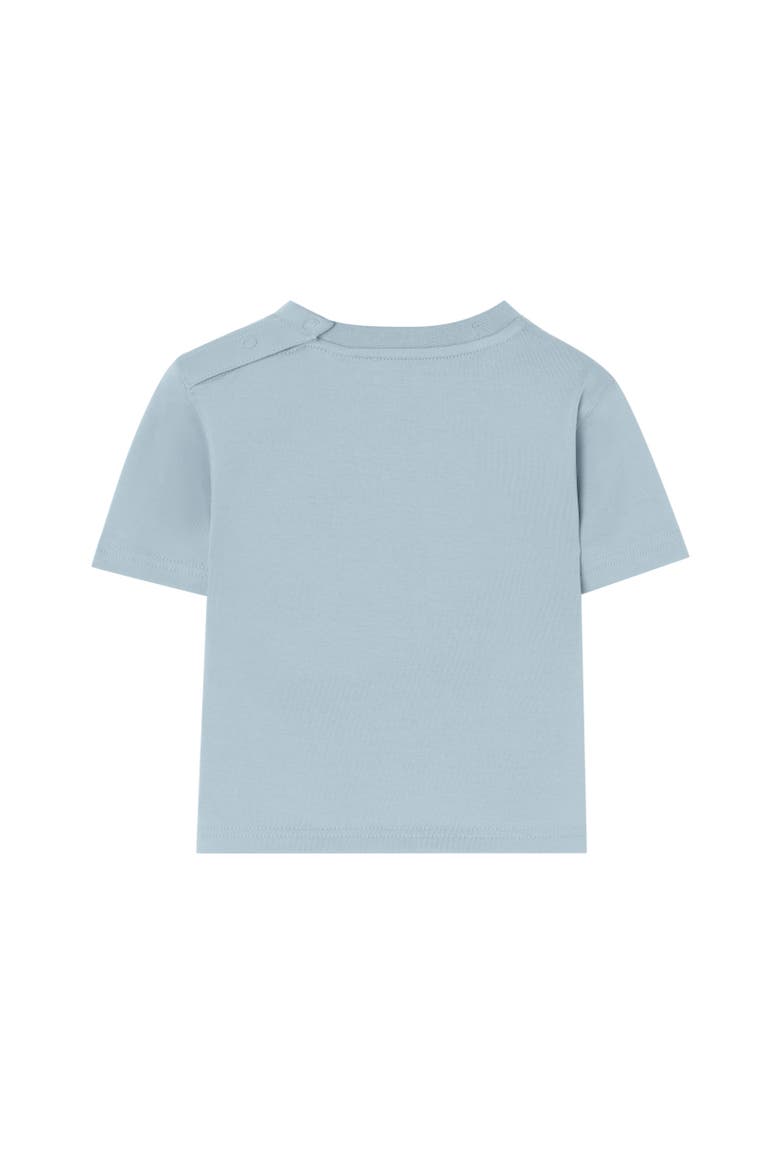 Knight Stamp Cotton T-shirt, Alternate, color, Misty blue