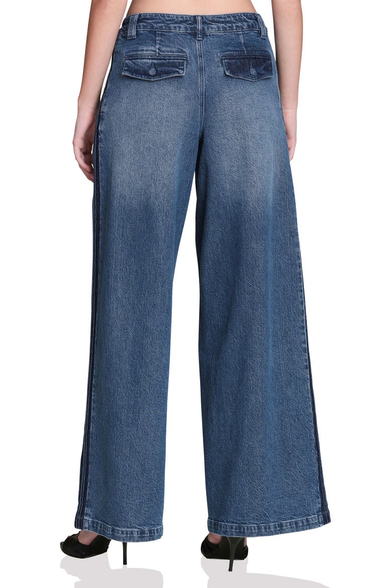 Wide Leg Jeans, Alternate, color, DARK BLUE WASH