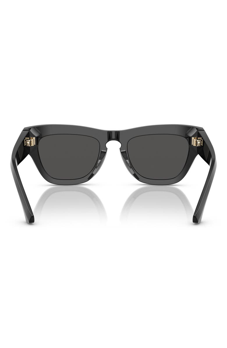 Burberry 51mm Square Sunglasses, Alternate, color, Grey