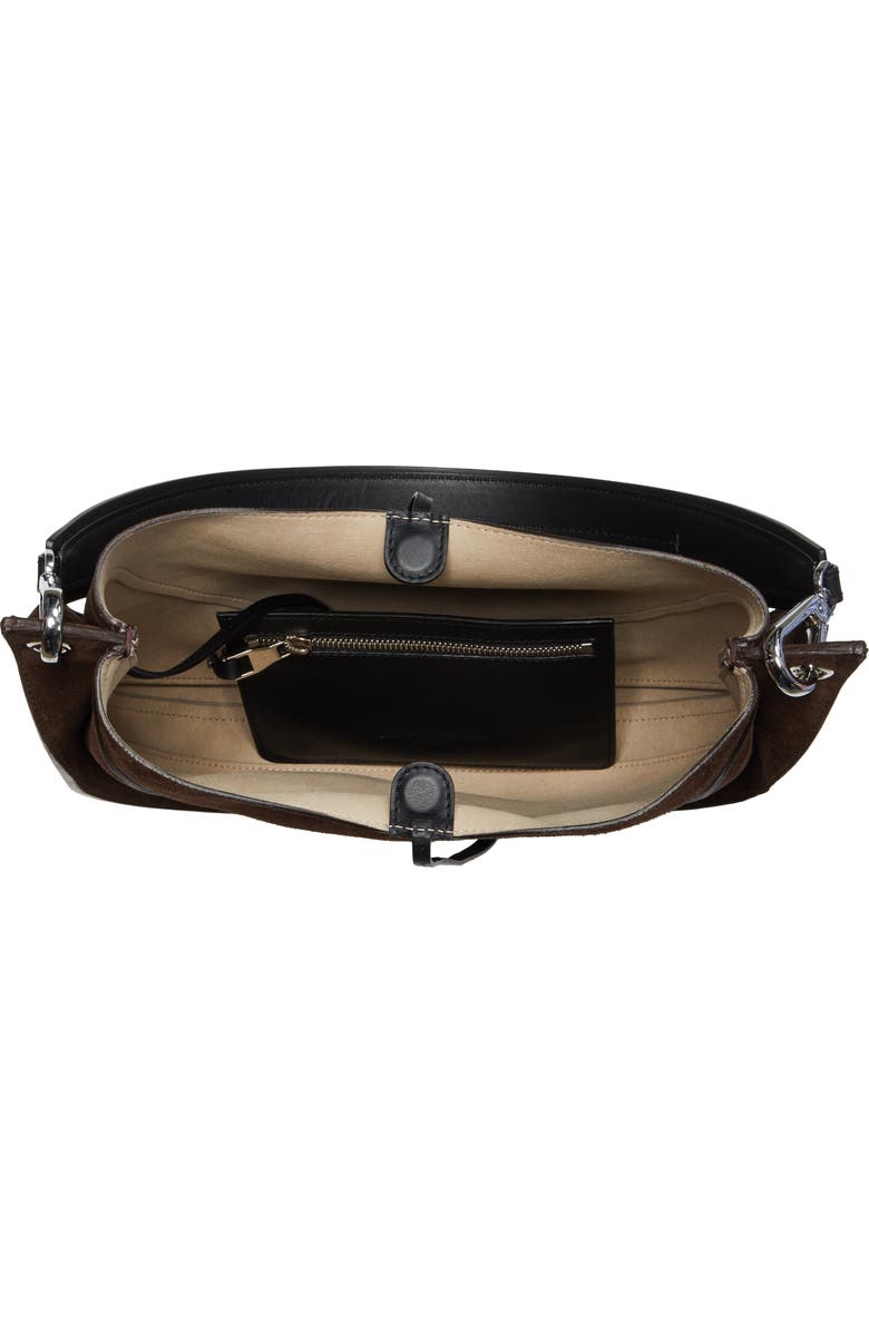 Proenza Schouler Arch Suede Shoulder Bag, Alternate, color,