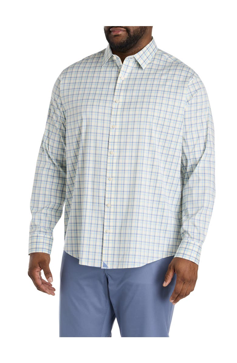 Untuckit Fit by Dxl Big & Tall Pendelton Performance Sport Shirt, Alternate, color, Yellow