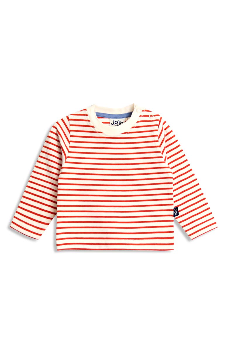 JOJO MAMAN BEBE Kids' My Little Pumpkin Shirt & Overalls Set, Alternate, color, Denim