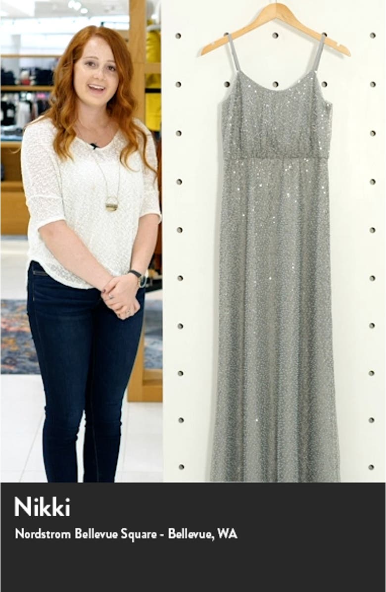 Sequined Maxi Gown, sales video thumbnail