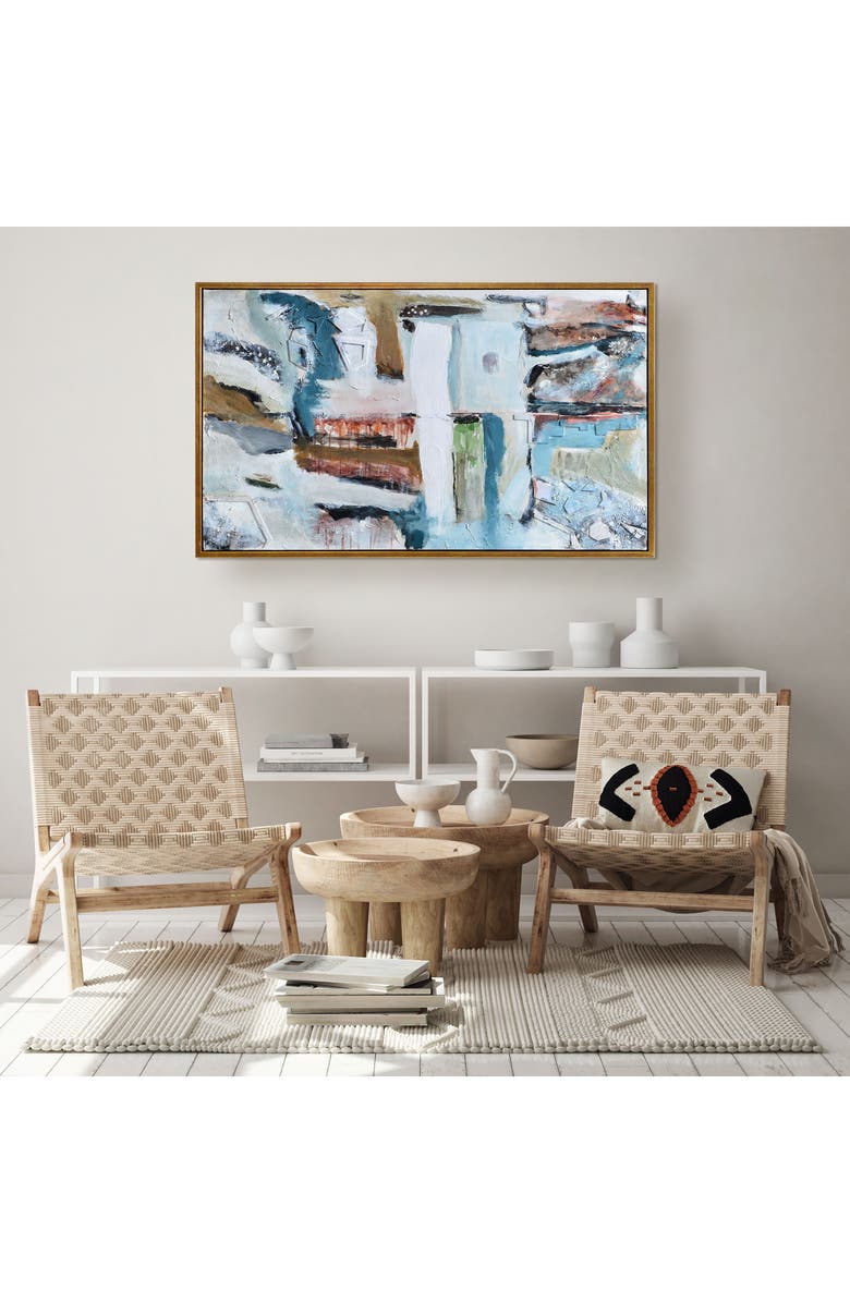 Renwil Madsen Painting, Alternate, color, Black/ Blue Multi