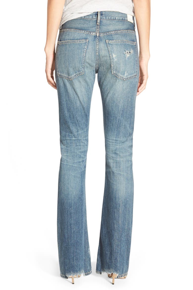 'Sasha' Destroyed Flare Jeans, Alternate, color, FREEMONT