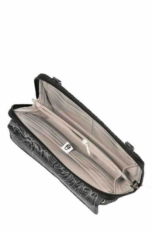 Baggallini Rfid Phone Wallet Crossbody Bag In Black