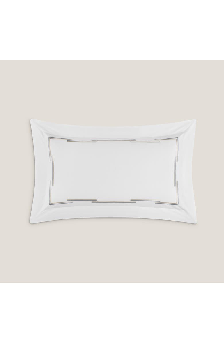Togas Metalisi Embroidery pillowcase, Alternate, color, White