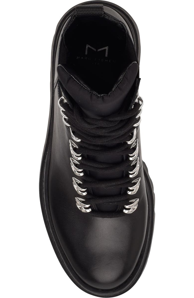 Marc Fisher LTD Plune Lace-Up Lug Sole Bootie, Alternate, color,