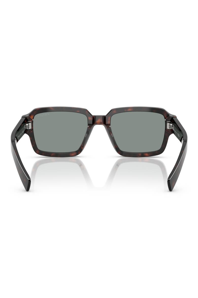 52mm Square Sunglasses, Alternate, color, BLUE