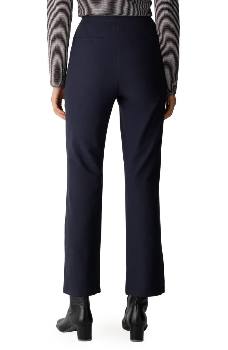 Eileen Fisher Ankle Kick Pants, Alternate, color, Ink