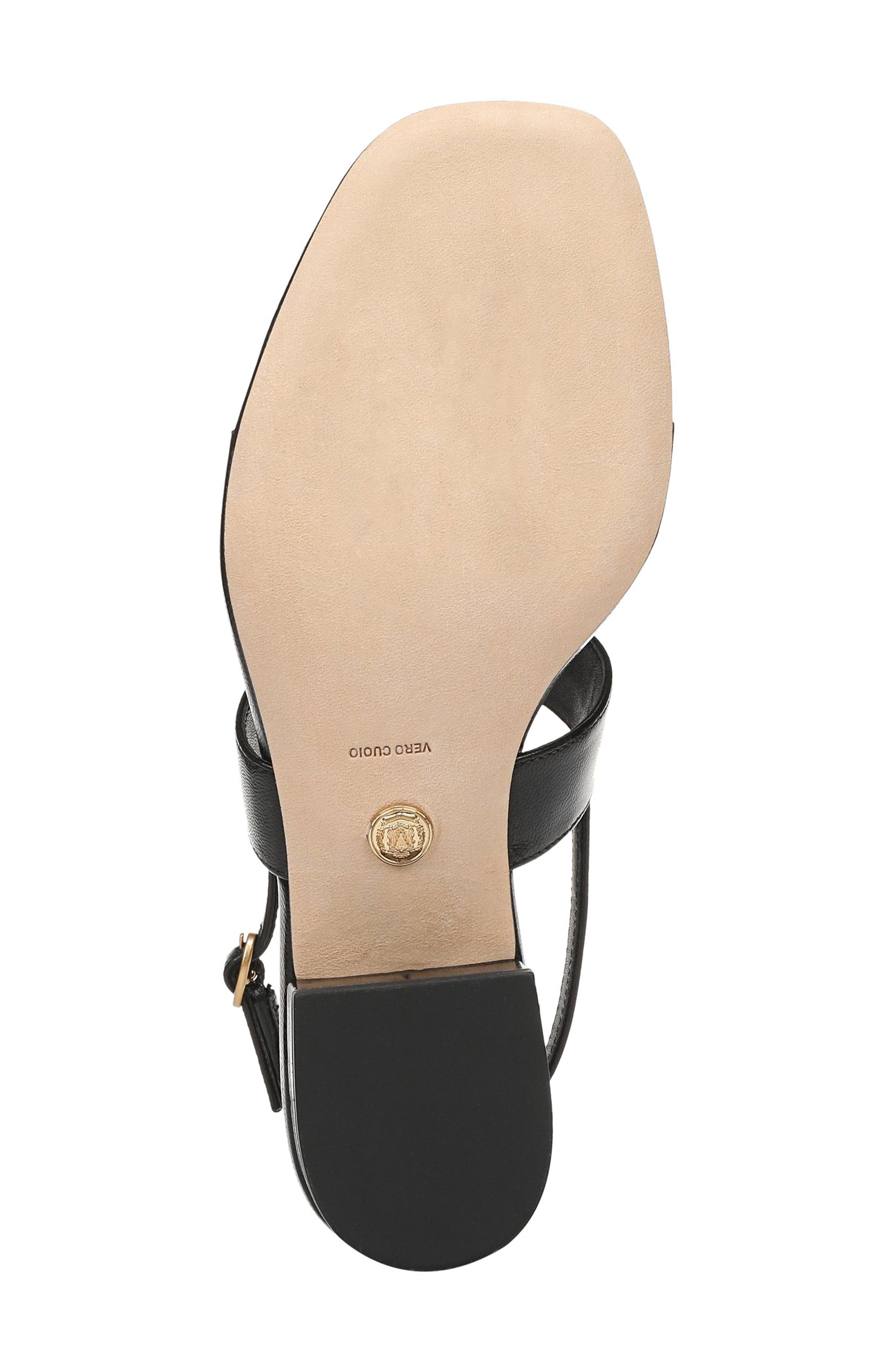 Veronica Beard Andie Slingback Sandal, Alternate, color, Black