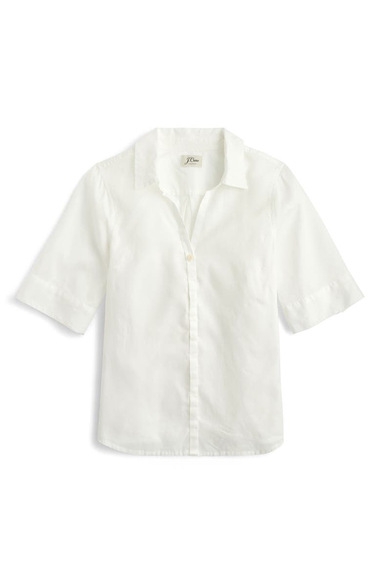 J.Crew PETITE SEBU IN SOLID WHITE, Alternate, color, 