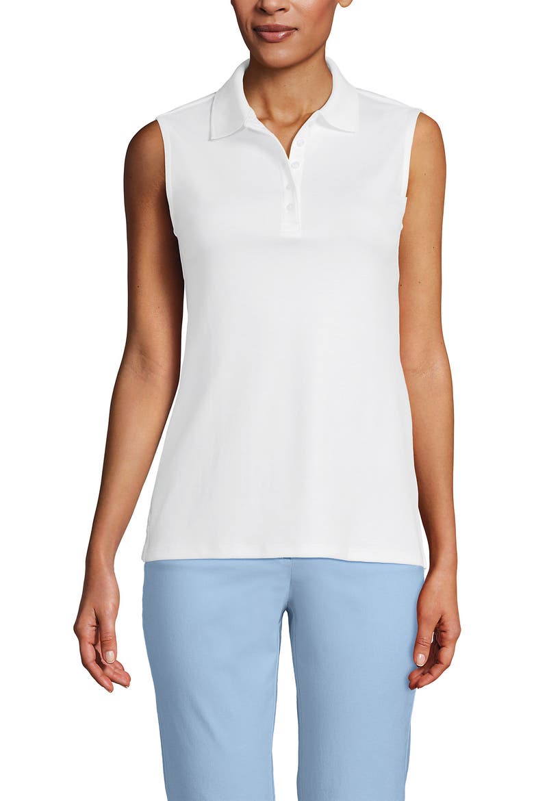 Supima Cotton Polo, Alternate, color, White