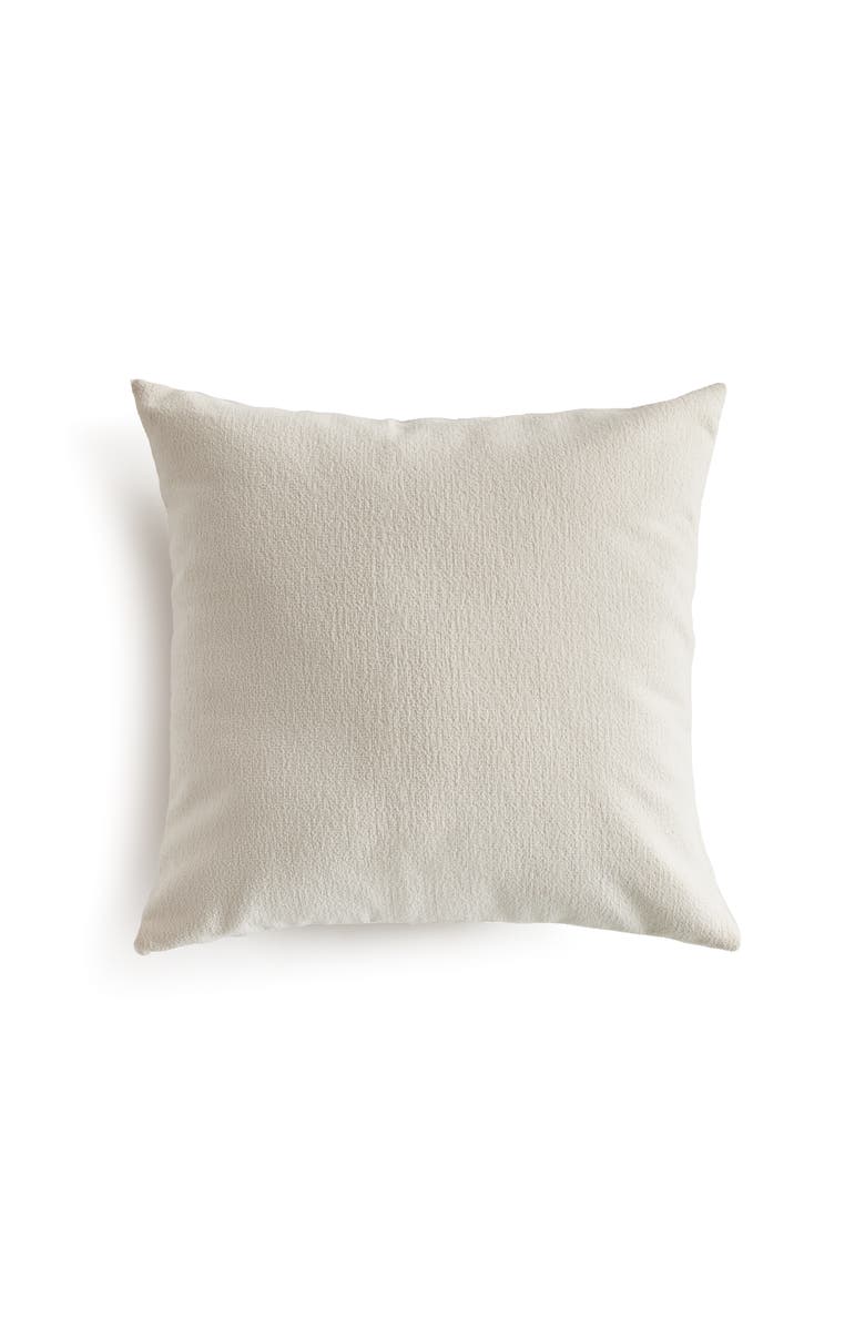 Napa Home & Garden Cooper Square Indoor or Outdoor Throw Pillow, 20" x 20", Main, color, White