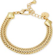 SAVVY CIE JEWELS Woven Chain Bracelet