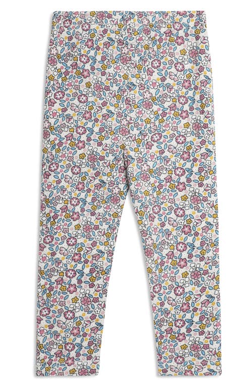 JOJO MAMAN BÉBÉ JOJO MAMAN BEBE GUINEA PIG APPLIQUÉ COTTON GRAPHIC SWEATSHIRT & FLORAL LEGGINGS SET