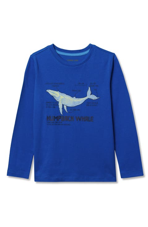Boys Husky Long Sleeve Graphic Tee
