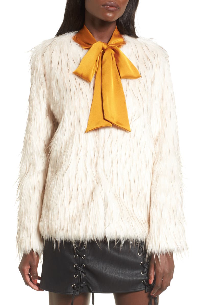 Lost + Wander Aurora Faux Fur Jacket, Alternate, color, 