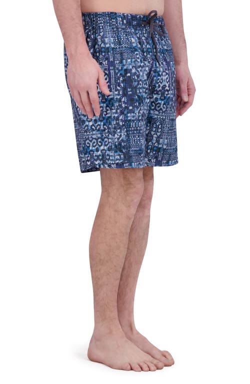 Robert Graham Quickdry Boxer Board Shorts In Lake