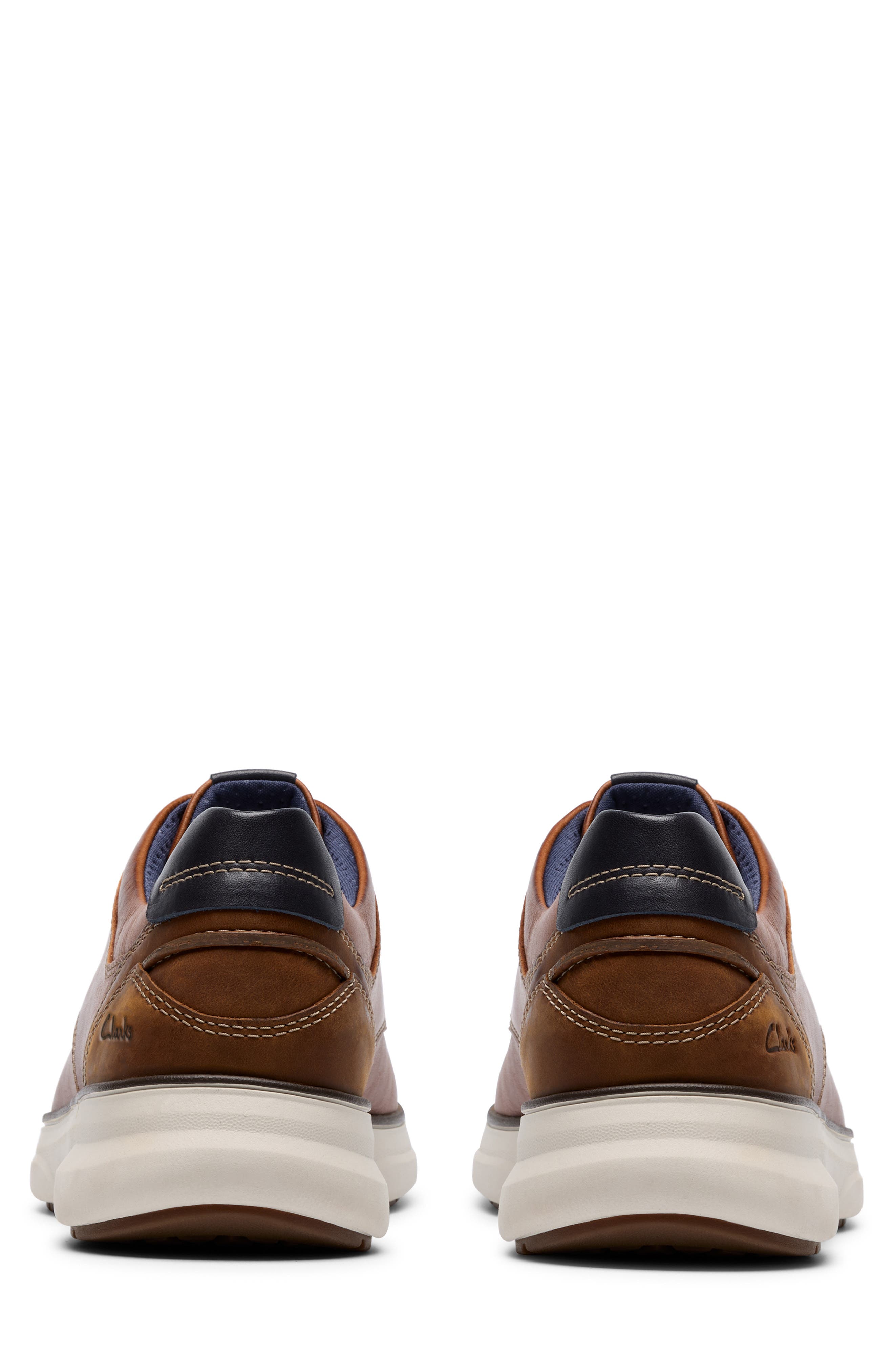 Clarks<sup>®</sup> Mullan Moc Toe Derby, Alternate, color, Dark Tan Leather