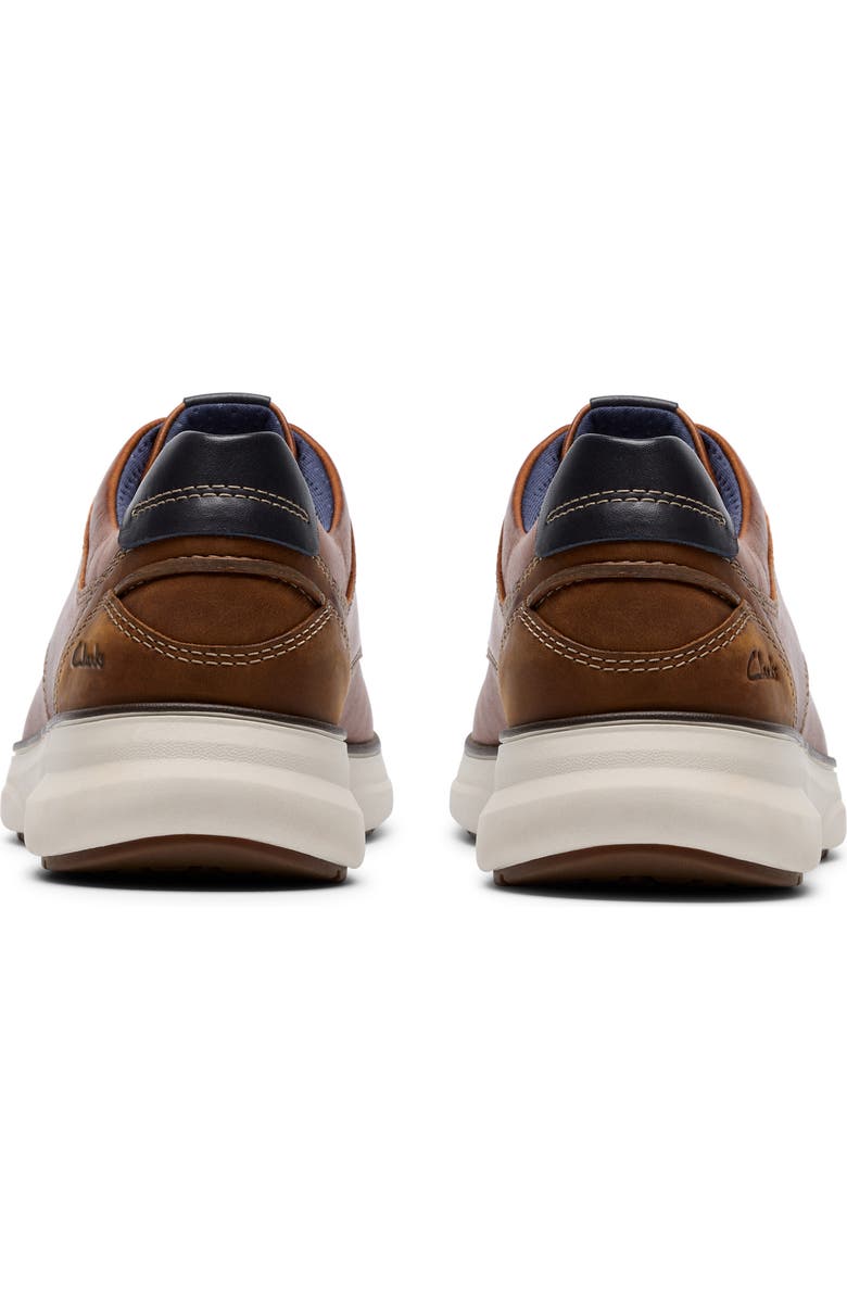 Clarks<sup>®</sup> Mullan Moc Toe Derby, Alternate, color, Dark Tan Leather