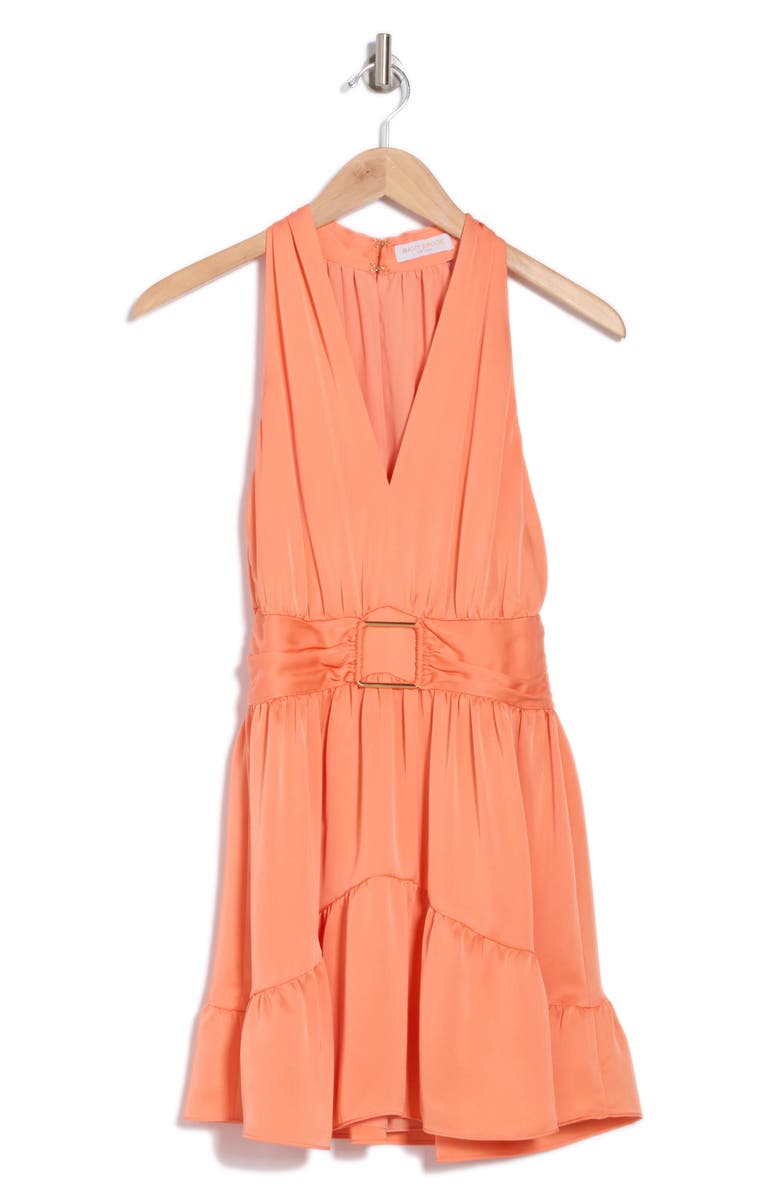 Ramy Brook Clover Sleeveless Plunge Neck Minidress, Alternate, color, Tropic Orange