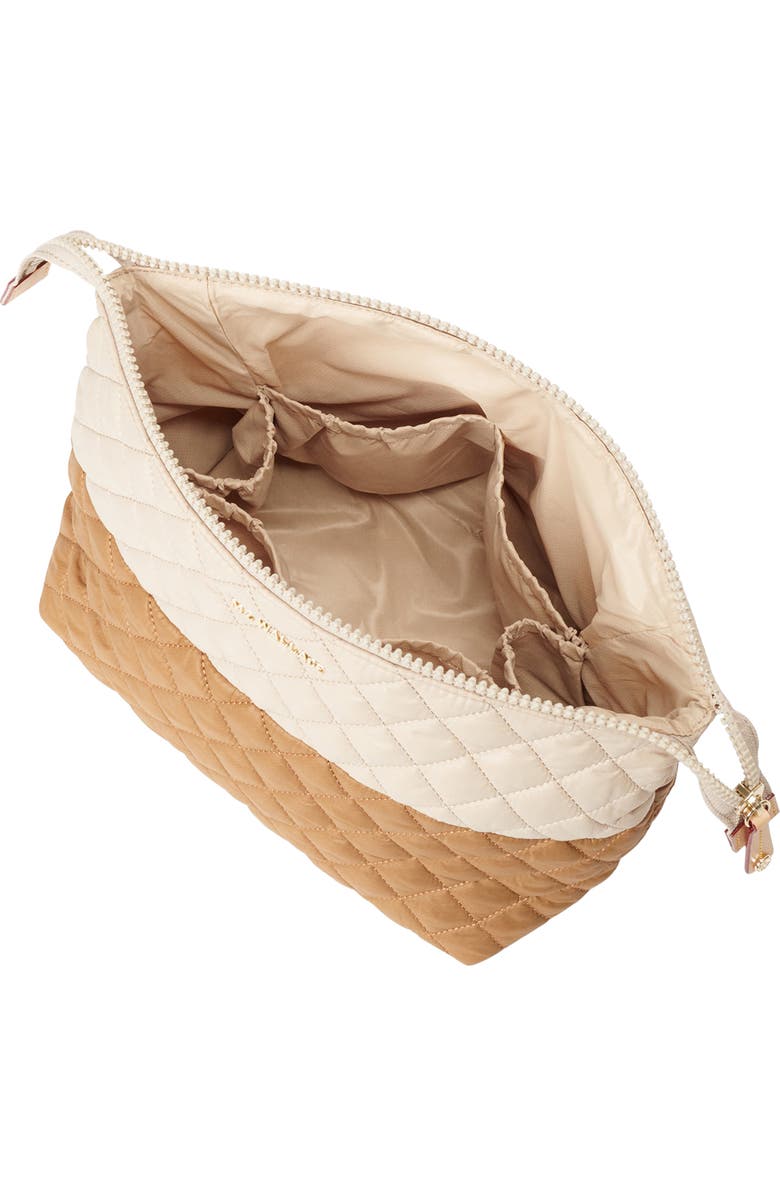 MZ Wallace Large Zoey Quilted Nylon Clutch, Alternate, color,
