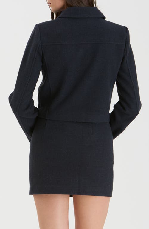 BLU PEPPER BLU PEPPER BUTTON CROP JACKET 