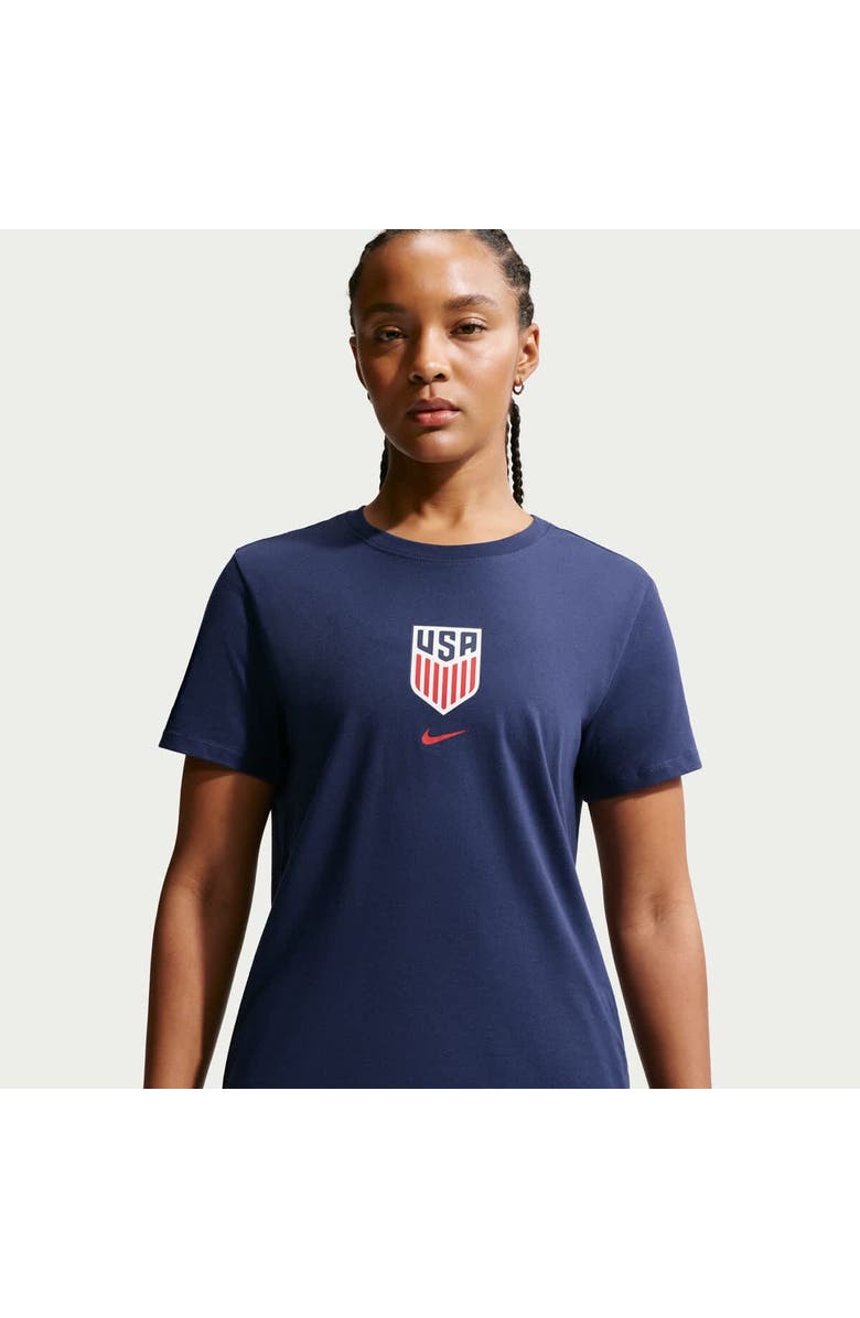 Nike Women's Nike Navy USMNT Crest T-Shirt, Alternate, color, Navy