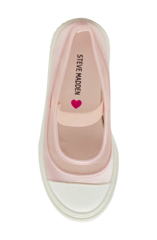 Steve Madden Kids' Millay Mary Jane Sneaker In Pink