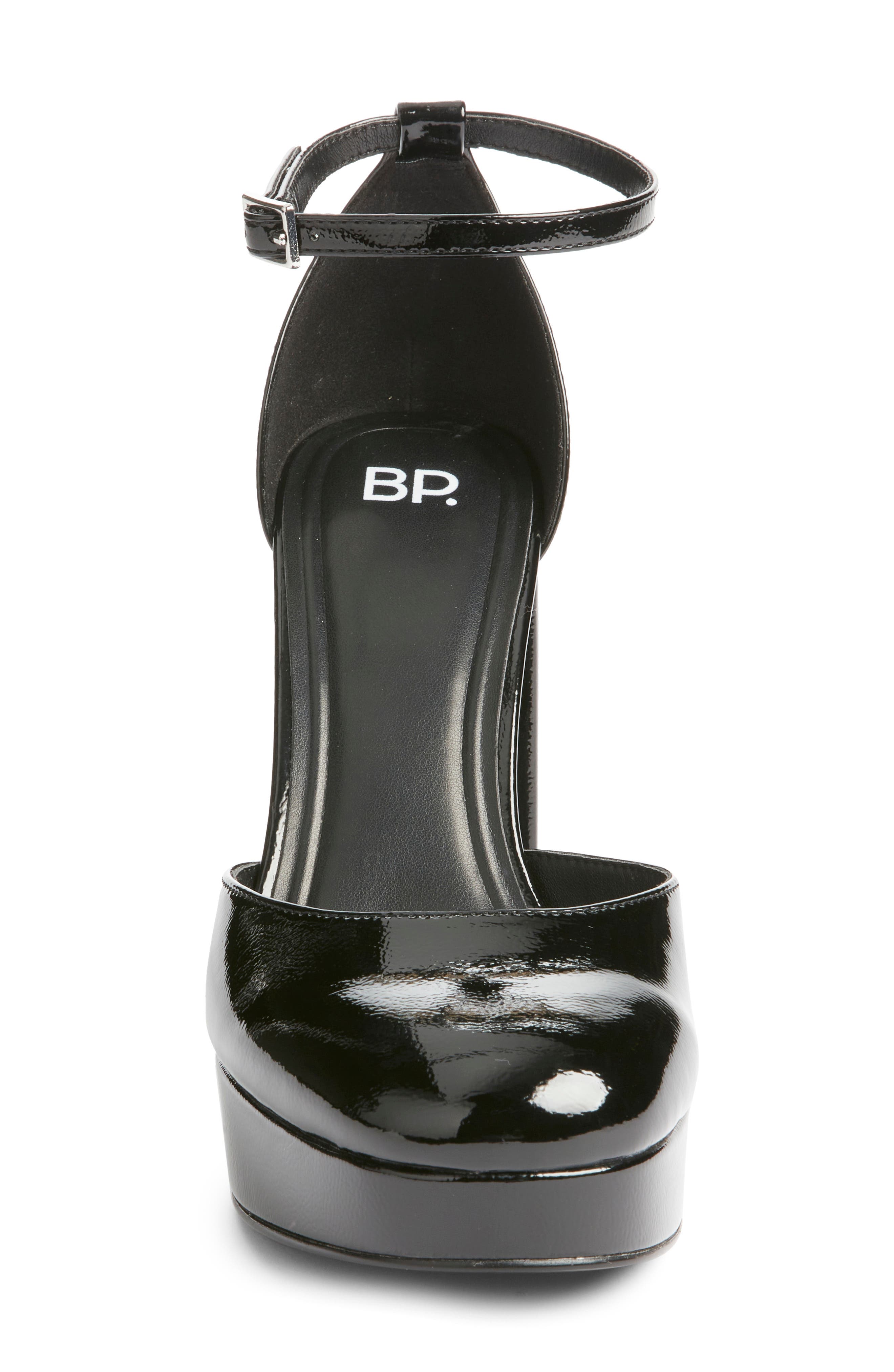 BP. Journee Ankle Strap Platform Pump, Alternate, color, Black