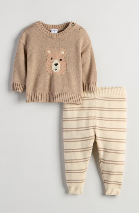 Icon Jacquard Sweater & Joggers Set (Baby)
