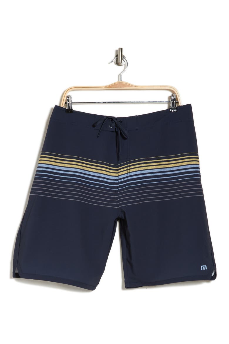 Stripe Board Shorts, Alternate, color, DRESS BLUES