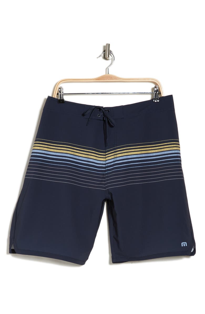 TravisMathew Stripe Board Shorts, Alternate, color, 