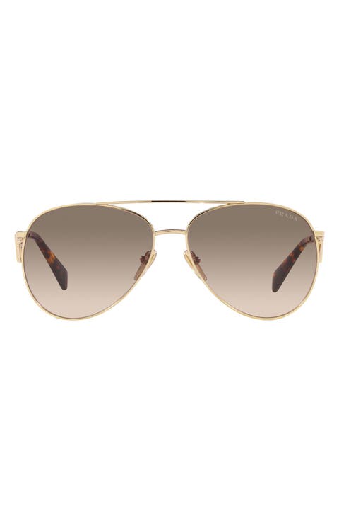 56mm Gradient Pilot Sunglasses