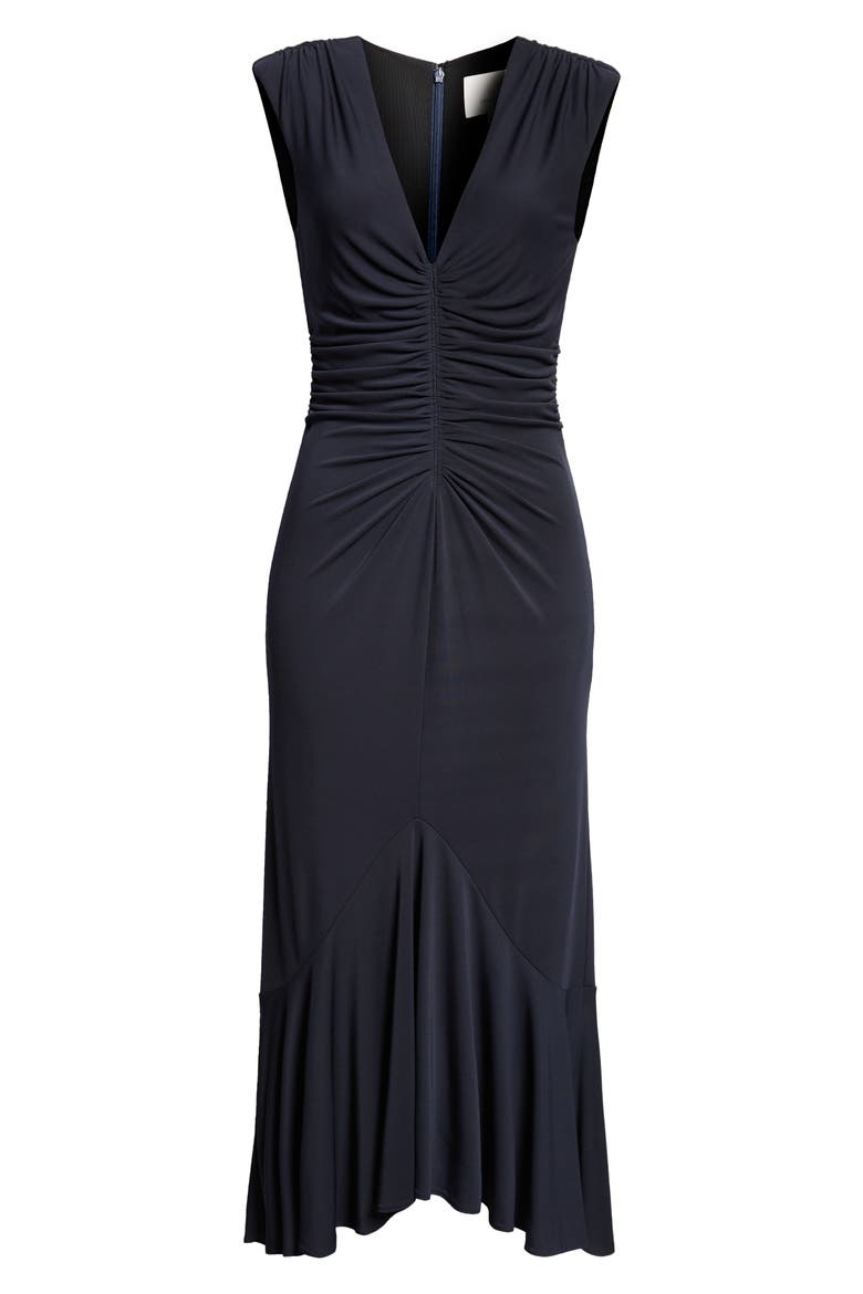 Dianne Cap Sleeve Dress, Alternate, color, NAVY
