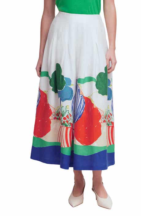 Valentina Linen Skirt