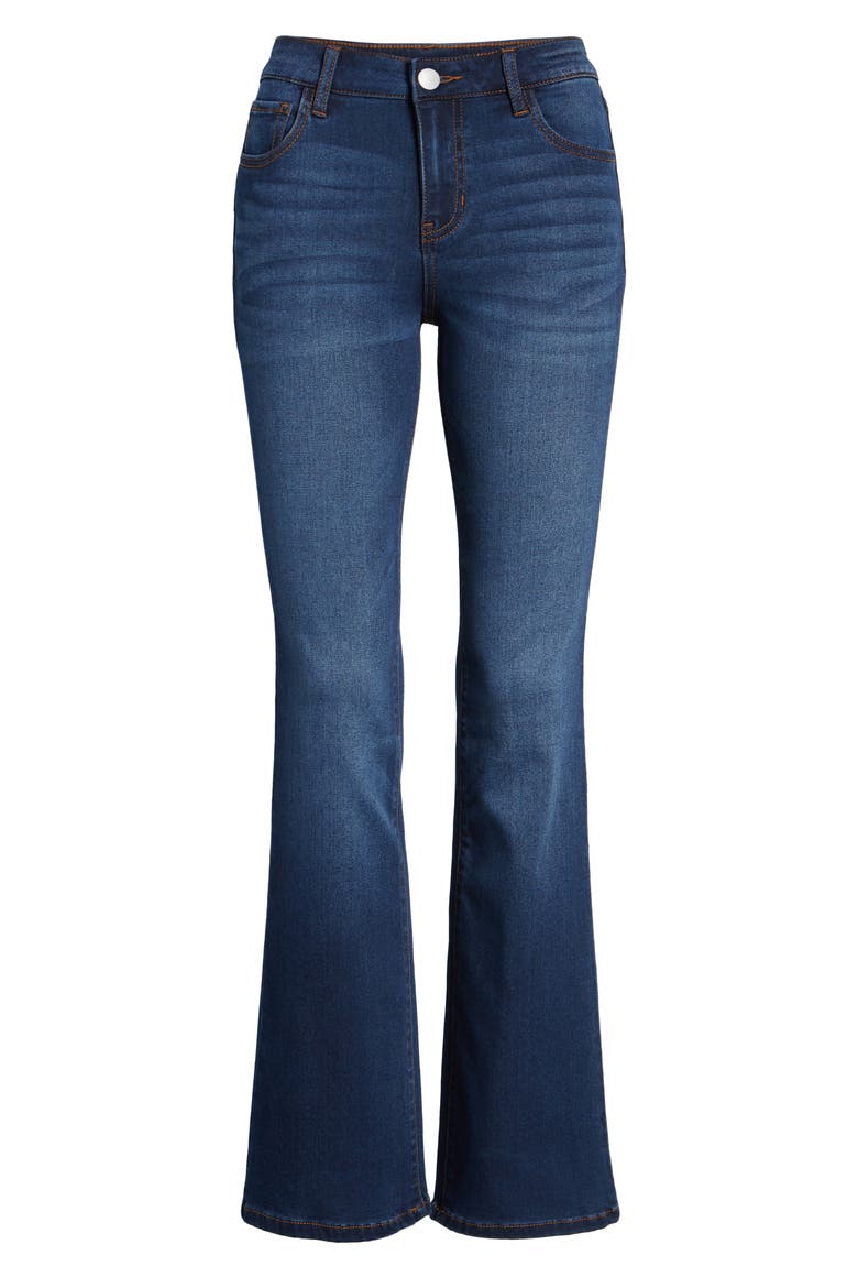 Clean Flare Jeans, Alternate, color, KRIS