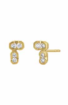 Bony Levy 18K Yellow Gold Diamond Stud Earrings