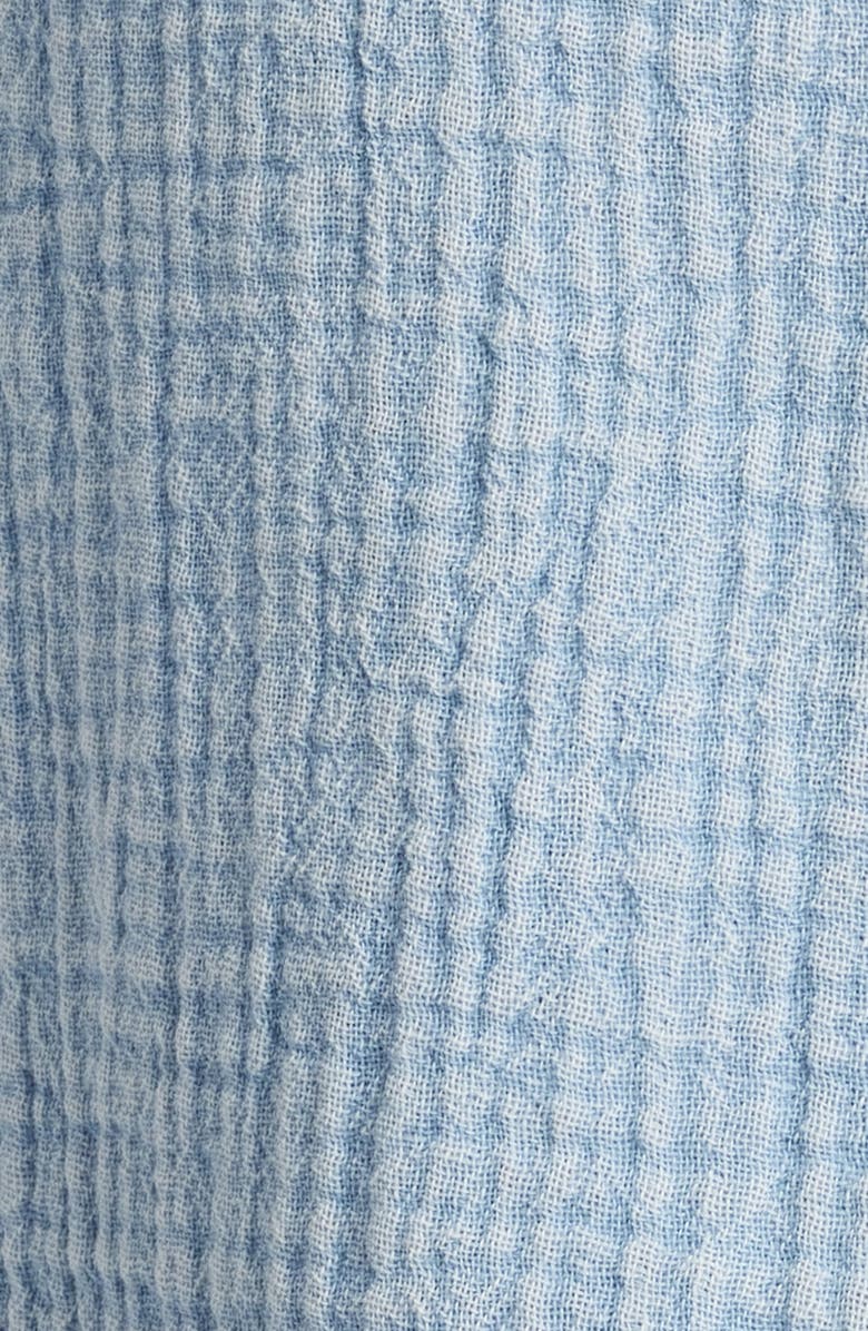 beachlunchlounge Lessi Cotton Gauze Button-Down Shirt, Alternate, color, 