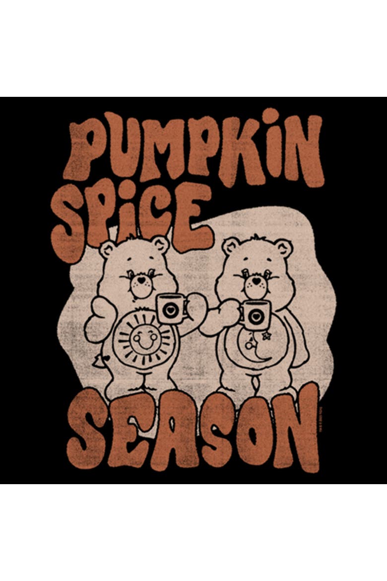 Women's Care Bears Pumpkin Spice Season  Graphic T-Shirt, Alternate, color, Black