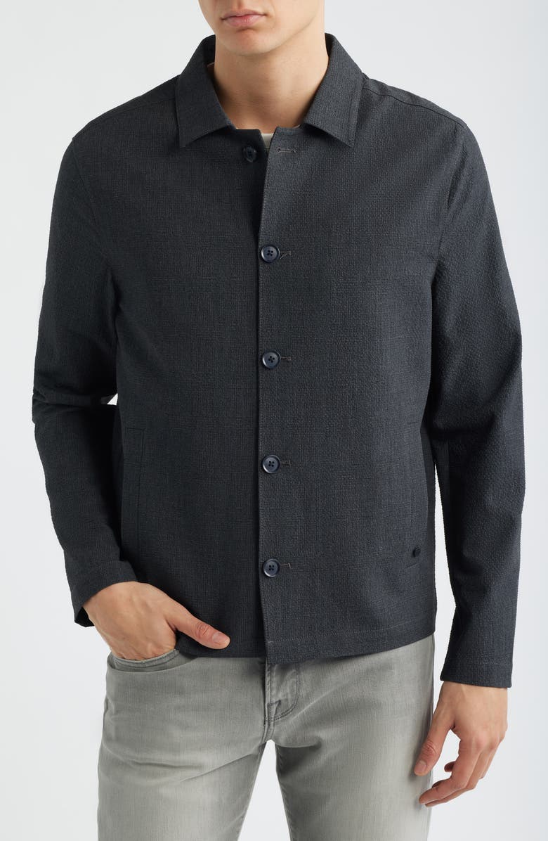 Robert Barakett 'Sorrento' Sport Shirt, Alternate, color, Navy