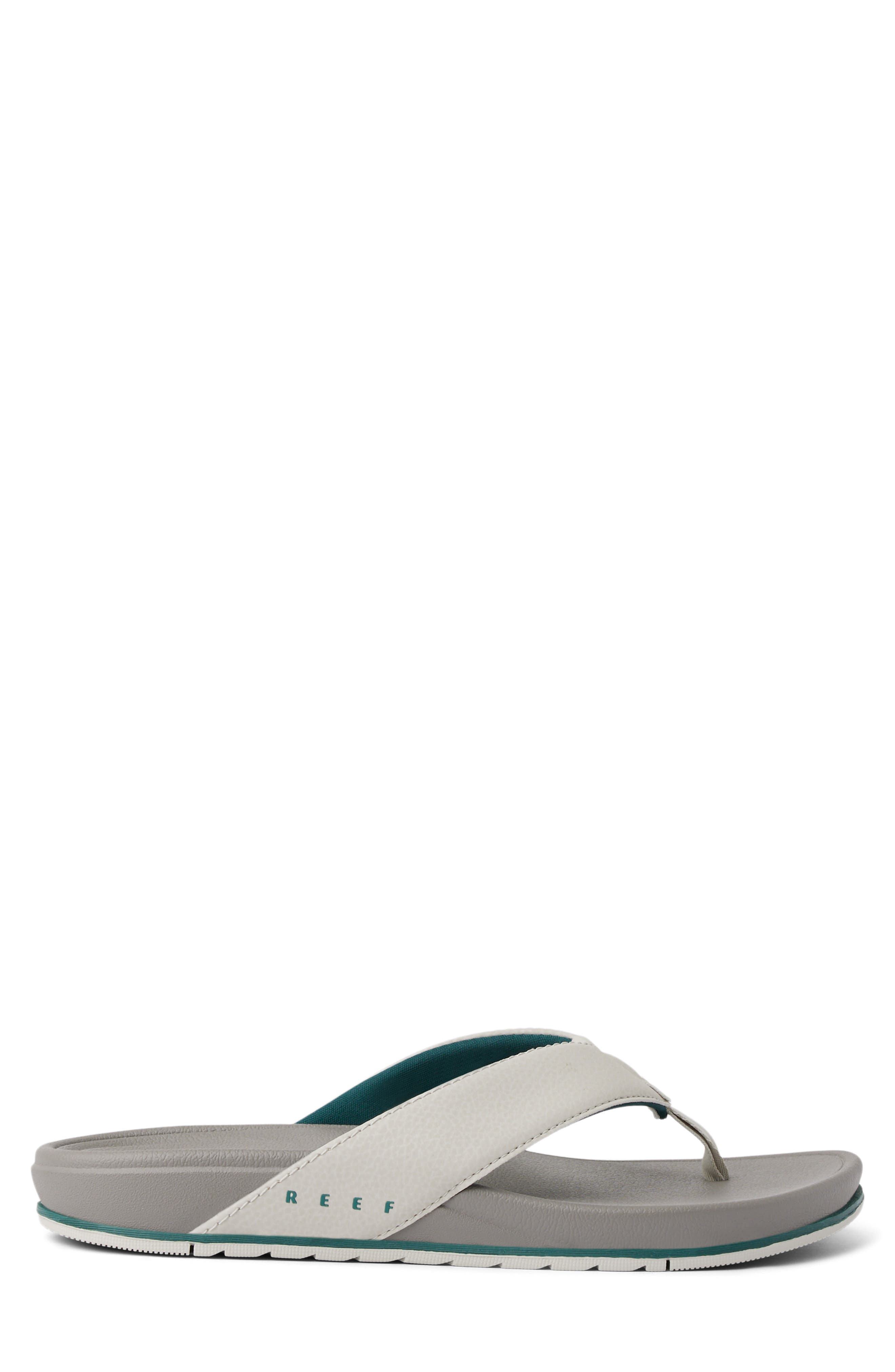 Reef Cushion Bonzer Flip Flop, Alternate, color, Grey/ Forest