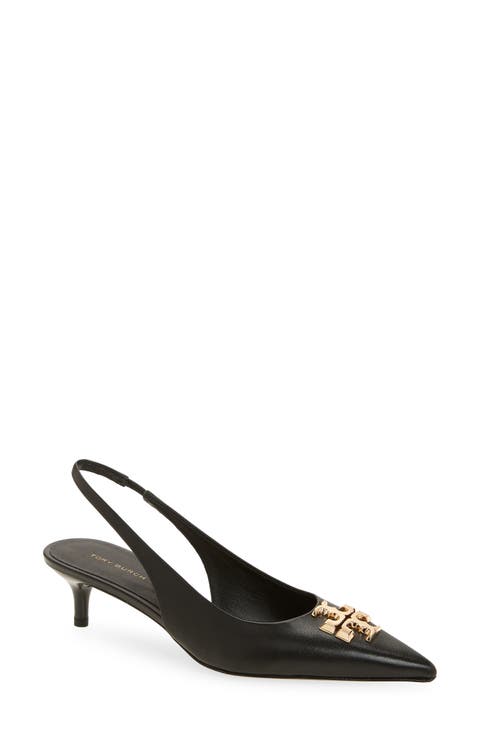 Eleanor Kitten Heel Slingback Pump (Women)