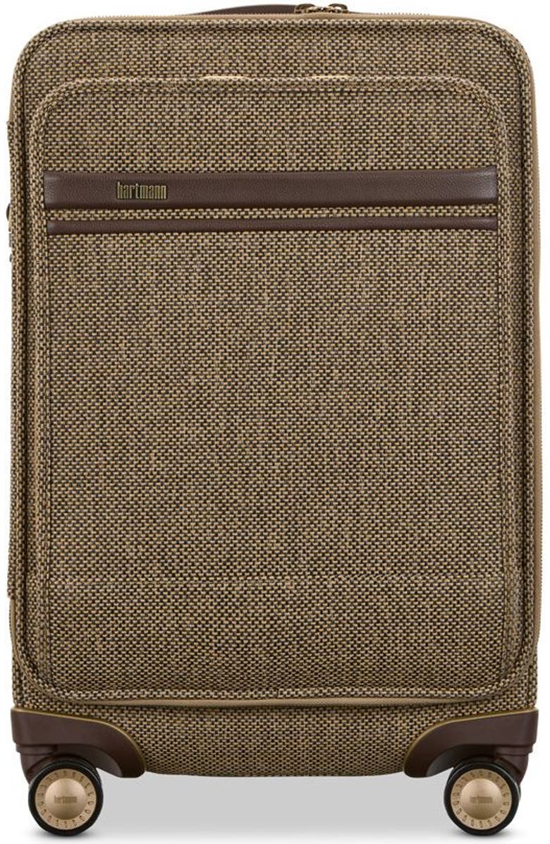 Hartmann Tweed 22-Inch Carry-On, Main, color, Tweed/Natural Leather