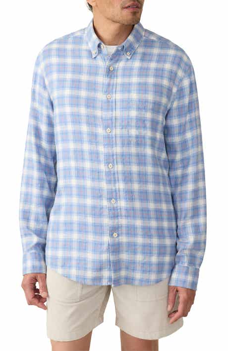 Faherty Breeze Linen Blend Button-Down Shirt