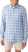 Faherty Breeze Linen Blend Button-Down Shirt