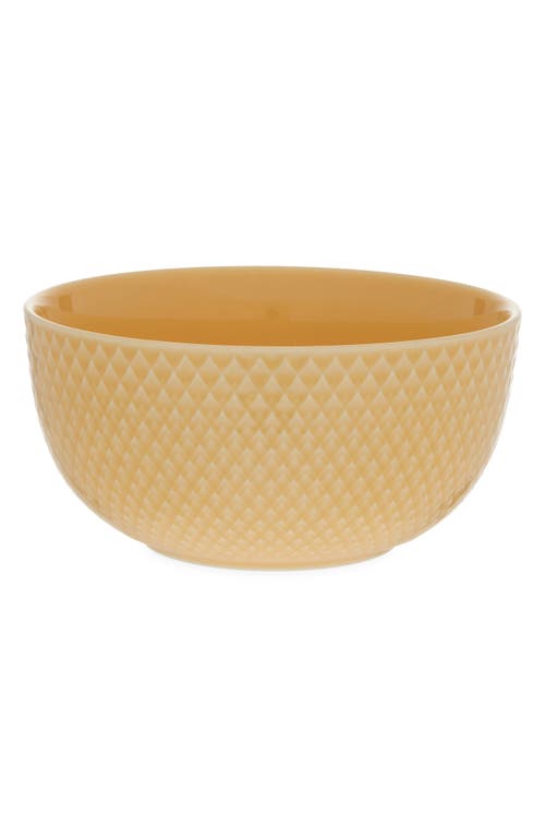 Lyngby Porcelaen Rhombe Color Bowl In Sand