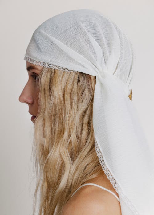Alas Juliet Cap Veil In Neutral